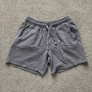 Cotton On Men's Grey and Purple Shorts